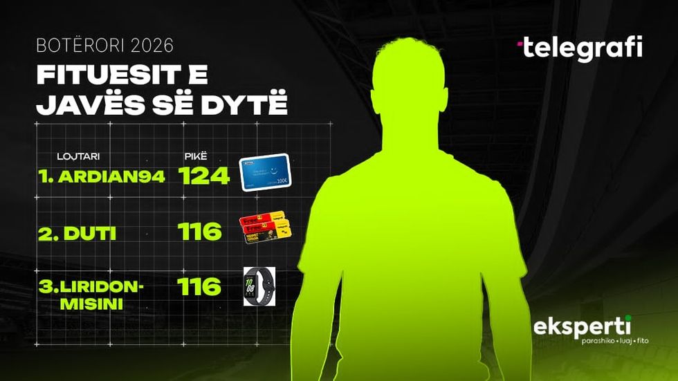 Shpallen tre fituesit e javës së dytë në “Eksperti”
