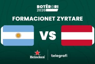 Argjentinë – Austri, publikohen formacionet zyrtare: Messi e nis ndeshjen si titullar
