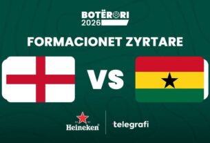 Zbulohen formacionet zyrtare të Anglisë dhe Ganës, Tuchel ruan të njëjtin repart ofensiv