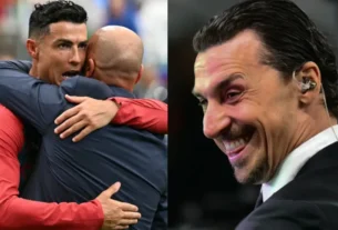 Ibrahimovic ironizon deklaratën e Ronaldos pas dopietës me Portugalinë: Mendova se nuk ishte larguar kurrë