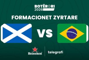 Skoci-Brazil, dalin formacionet zyrtare: Ancelotti e lë sërish Neymarin në stol