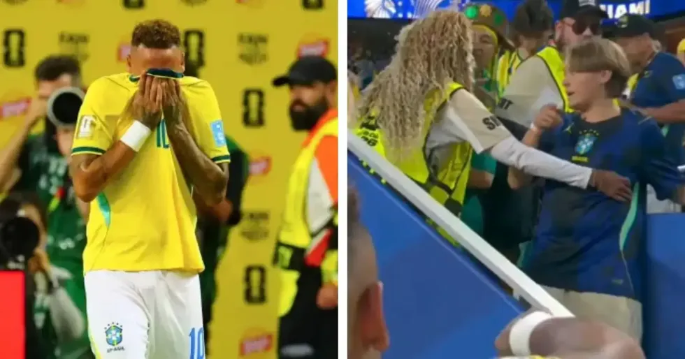 Siguria shkakton kaos në Skoci-Brazil pasi ngatërroi djalin e Neymarit me një hyrës në fushë