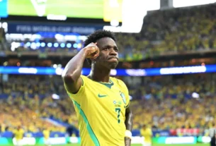 Vinicius shtyn Real Madridin drejt Bruno Guimaraes